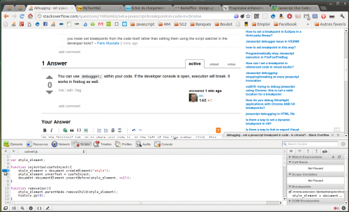 screenshot of breakpoint in chrome